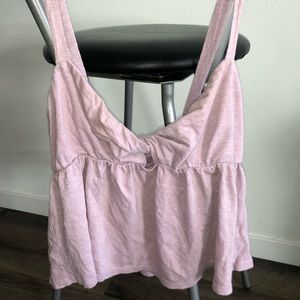 Women’s cute summer peplum tank top